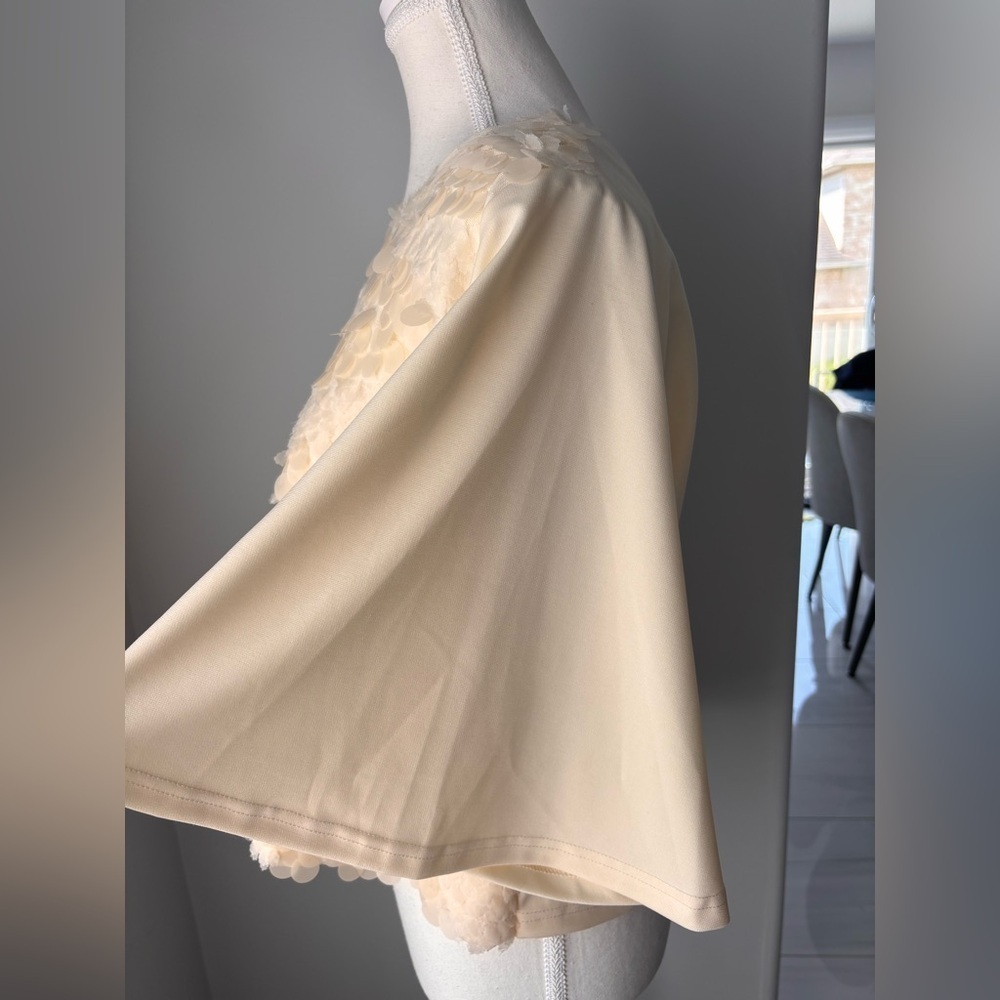 Gracia Cream Sequin Blouse - Picture 13 of 13